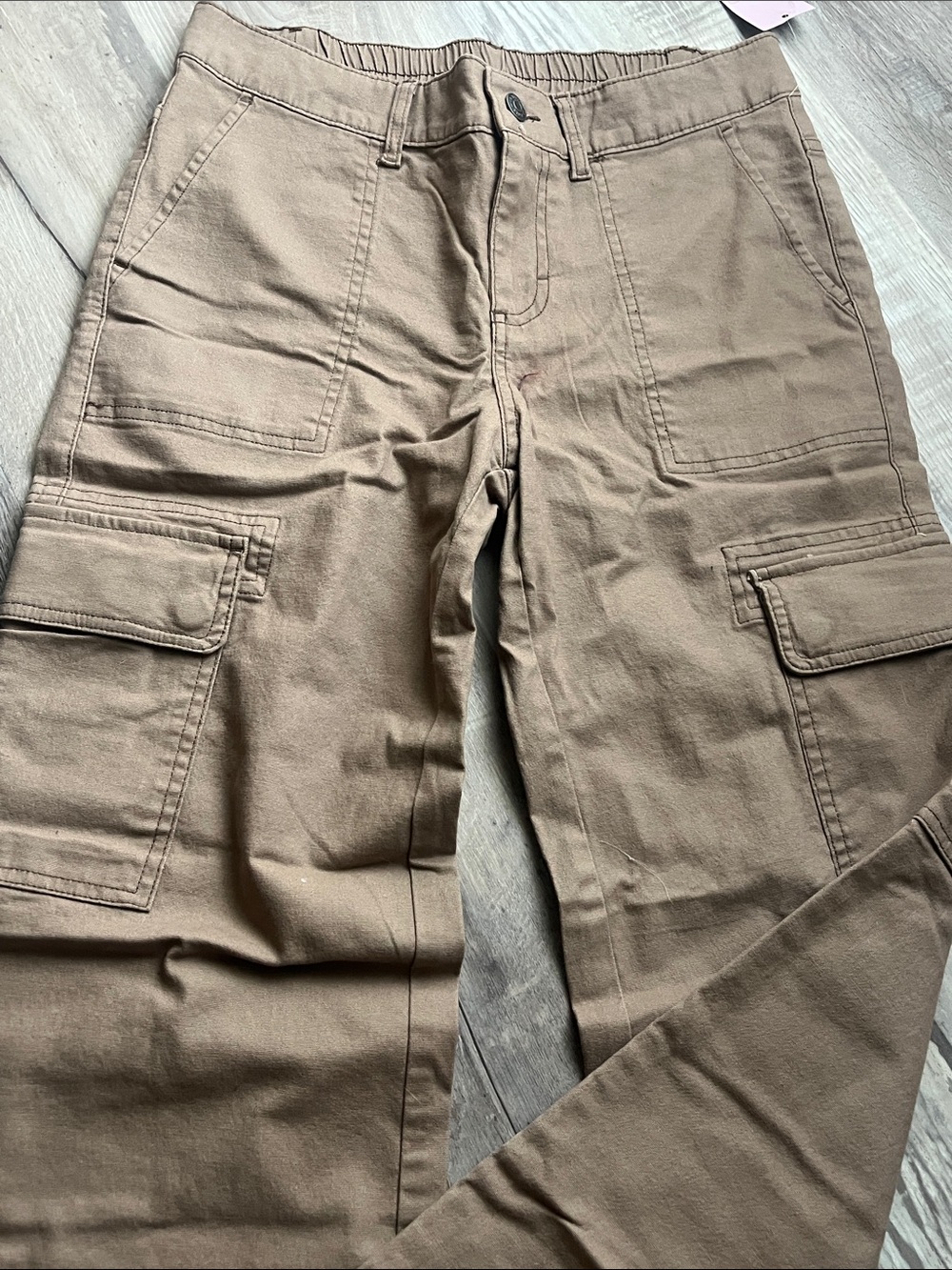 wild fable brown Wide-Leg Cargo Pants - Picture 7 of 8